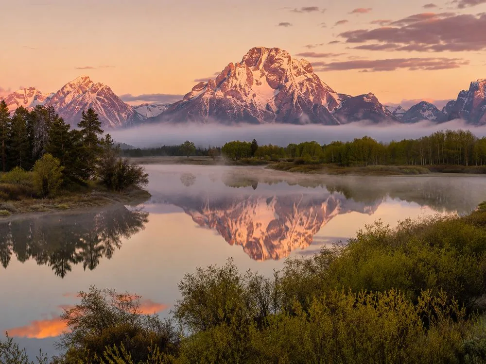 Oxbow Bend on the Snake River in Grand Teton National Park